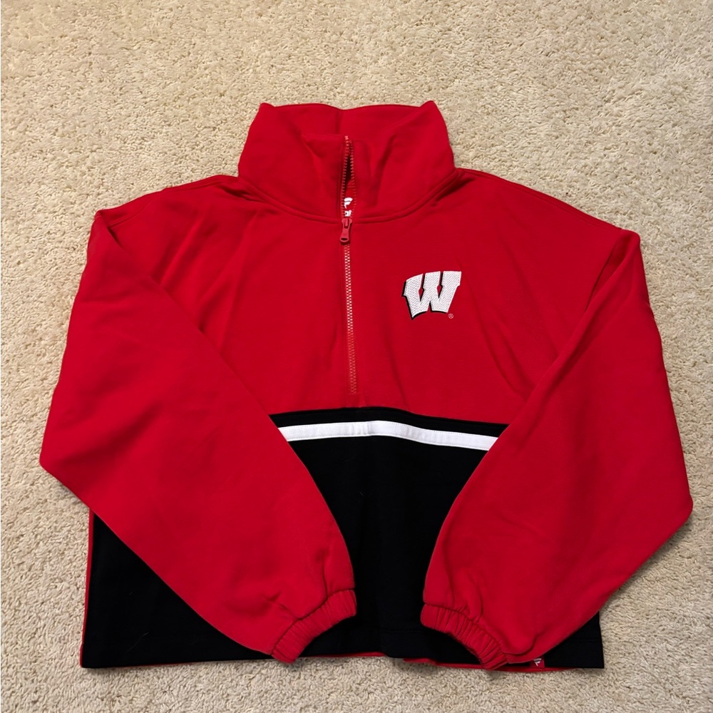 Wisconsin Quarter-Zip Pullover